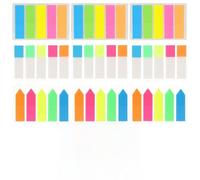 LACHT 900Pcs Marque Page Adhesives, Inscriptibles Réutilisable Étanche Notes Autocollantes, Index Tabs, Post It Livre Pour La Maison/École/Bureau, Contrassegnare Pagine.