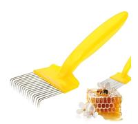 LACHT Fourche À Désoperculer Accessoires D'Équipement D'Apiculture En 19 Dents Acier Inoxydable Outil D'Apiculture Pour Désoperculer Les Cadres Et Récolter Le Miel Dans Les Ruches