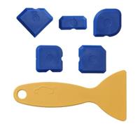 LACHT Lot De 6 Pièces Pour Le Lissage Des Joints - Joints Parfaits Grâce À Des Bords Très Droits - Boutons Spéciaux Pour Un Levage Facile - Idéal Pour Les Mastics Tels Que L'Acrylique, Silicone