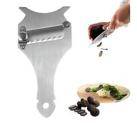 LACHT Trancheur De Truffes,Coupe Truffe,Truffe Coupe-Fromage, Rape A Truffe, Rasoir À Truffe Trancheuse À Fromage À Truffe Réglable Avec Poignée En Bois Pour Légumes, Ail, Champignons