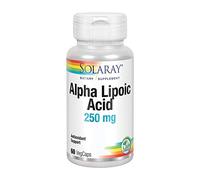 Solaray Complément alimentaire Acide alpha-lipoïque 250 mg 60 gélules