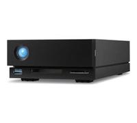 LaCie 1big Dock - Baie de disques - 30 To - 1 Baies (SATA-600) - HDD 30 To x 1 - USB 3.0, Thunderbolt 3 (externe) - avec Plan de service de récupération des données d'une durée de 5 ans Noir