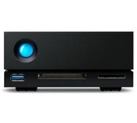 LaCie Disque dur externe 1big Dock HDD 30 To – Thunderbolt 3, USB, Lecteur de cartes, Data Rescue