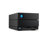 LaCie 2big Dock 40To - Boîtier Disque Bureau Noir - 2x Thunderbolt 4, USB 3.2 Gen 2, DisplayPort 1.4 - Stockage Installé 40 To