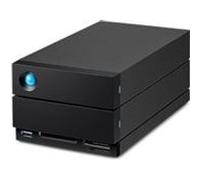 LaCie 2big Dock - Baie de disques - 60 To - 2 Baies (SATA-600) - HDD 30 To x 2 - Thunderbolt 4, USB 3.2 Gen 2 (externe) - avec Plan de service de récupération des données d'une durée de 5 ans Noir