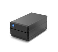 LaCie 2big RAID USB-C 40TB - Boîtier 2xHDD 20To, RAID 0/1/JBOD, USB 3.2 Gen 2, Type Bureau, Kensington, Noir - STHJ40000800