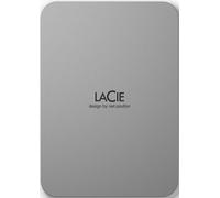 LACIE Disque Dur Mobile Drive Moon Silver USB-C 4TB