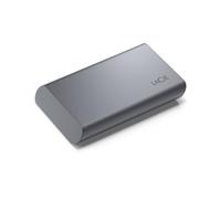 LaCie Mobile SSD Secure Technologie Thunderbolt 2 To USB Type-C 3.2 Gen 2 (3.1 Gen 2) Gris
