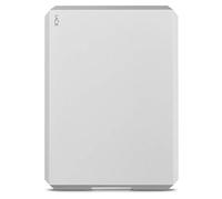 LaCie Mobile Drive, 2TB , External Hard Drive, Moon Silver, USB-C, 2 year Rescue Services (STHG2000400)