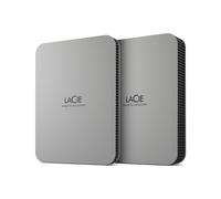 LaCie Mobile Drive 5To 2.5" USB Type-C 3.2 Gen 1 Argent - Disque dur externe aluminium, 130 Mbit/s, compatible Windows/macOS, 85.3x118.3x20.4mm, 300g