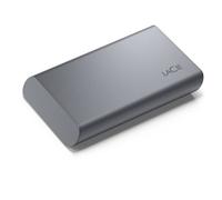 LaCie Mobile Secure STKH1000800 - SSD - High Performance - chiffré - 1 To - externe (portable) - USB 3.2 Gen 2 (USB-C connecteur) - AES 256 bits - gris sidéral - avec 3 ans de Seagate Rescue Data...