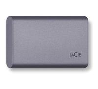 LaCie Mobile SSD Secure Technologie Thunderbolt 500 Go USB Type-C 3.2 Gen 2 (3.1 Gen 2) Gris