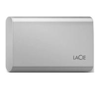 LaCie Portable SSD STKS1000400 - SSD - 1 To - externe (portable) - USB (USB-C connecteur) - lune argentée - avec Seagate Rescue Data Recovery