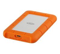 LACIE RUGGED 2To USB-C USB3.0 rÃ©sistant aux chutes. compressements et Ã la pluie. utilisation tout terrain. orange