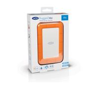 LaCie Rugged Mini disque dur externe 2 To 5400 tr/min Micro-USB B 3.2 Gen 1 (3.1 Gen 1) Orange, Argent
