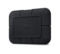 LaCie Rugged SSD Pro 4To, Disque SSD externe, USB-C Thunderbolt 3, Résistance extrême à l'eau, Mac, PC, 1 Mois Adobe CC, avec USB C sans câble USB A, Services Rescue (STHZ4000800)