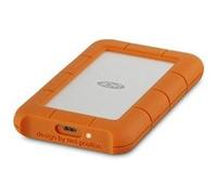 LaCie Rugged USB-C - Disque dur - 1 To - externe (portable) - USB 3.1 Gen 1 (USB-C connecteur) - orange Orange G