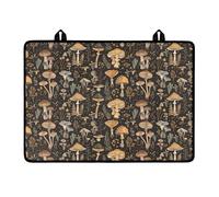 LACIYISON Housse de protection imperméable pour cuisinière électrique en verre avec motif feuilles de champignon