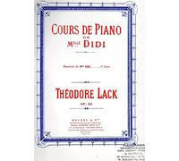 Lack cours de piano de mlle didi exercices volume 1 piano book piano