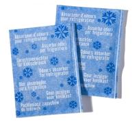 Laco - Absorbeur d'Odeurs Réfrigérateur (2 Sachets) avec Support de Fixation, 100% Naturel, Anti Odeur Refrigerateur Élimine les Mauvaises Odeurs, Absorbeur Humidité Frigo Efficace Durant 2 à 3 Mois