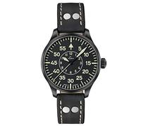 Laco Montre d'aviateur Bielefeld 39 de Made in Germany - 39 mm Ø Montre Automatique de Haute qualité - Modèle B - Qualité Unique. Un Travail Exceptionnel - à l‘épreuve de l‘Eau