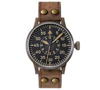 Laco Montre d'aviateur Originale Dortmund héritage de Made in Germany - 45 mm Ø Montre à remontage Manuel de Haute qualité - Modèle B - Qualité Unique. Un Travail Exceptionnel - à l‘épreuve de l‘Eau