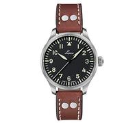 Laco Montre modèle Augsburg, Automatique, Acier Inoxydable, Verre Saphir, diamètre 39-42mm, Argent/Brun… (Femme, Brun)