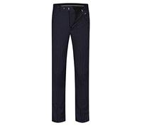 Lacoac Hommes Pantalon à Rayures pour la Robe Soirée d'affaires Dîner de Gala Pantalon de Costume à Un Bouton
