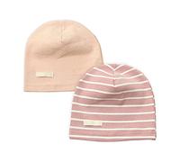 LACOFIA Lot de 2 Bonnet de Naissance en Coton pour bébé Filles Chapeaux tricotés Enfant Filles Rose S/0-6 Mois