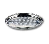 Lacor 14145 - Plateau de serveur en acier inoxydable GarAcier, 45 cm