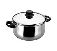 Lacor 14424 Marmite Garinox avec Couvercle 24 cm / 7 Litre, Argent