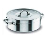 Lacor 20045 - Grande casserole de 45 cm, Acier Stainless Steel Professional | Fabriqué en acier inoxydable de qualité alimentaire; haute résistance à la corrosion et usure quotidienne