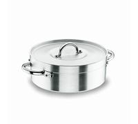 Lacor Faitout 20060 60 cm – Aluminium pur 99,5% – Acier inoxydable 18/10 – 25 litres