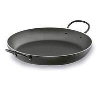 Lacor 23724 Plat Rond Robust 24 cm Aluminium Anti Adhésive, Noir