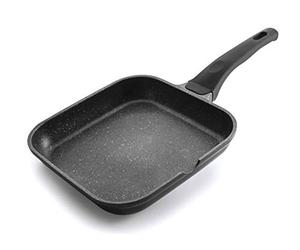LACOR - 24123 - Fer Lisse Eco Pierre 24 cm - Noir