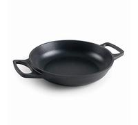 LACOR - 25161 - Mini poêle à paella en aluminium moulé 100% sans PFOA, antiadhésif bicouche, adapté à l'induction, Ø 20 x 4,5 cm, noir