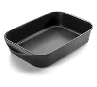 Lacor 25534 - Moule à rôtir en aluminium pour induction, 34x28 - Noir | Ustensile professionnel durable; conçu pour un rendement optimal y nettoyage rapide et facile au lave-vaisselle