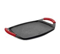 Lacor 25536 Plancha Façon Pierre- 25,5 x 20 cm, Noir