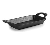 Lacor 25774 - Mini Grill rectangulaire Magma sans base, fer, noir