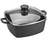 Lacor – Faitout carré 25829 – Fonte d'aluminium avec couvercle 28x28 cm