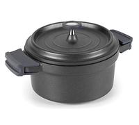 Lacor Cocotte 16 cm en fonte d'aluminium avec couvercle – Noir