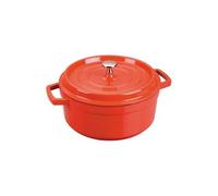 LACOR 25924 FAITOUT ROUGE FONTE D'ALUMINIUM AVEC COUVERCLE DIAMETRE: 24 CM