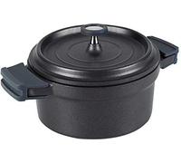 LACOR 25925 Marmite à rôti noir 24 cm, fonte aluminium