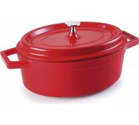 LACOR 25931 Marmite ovale pour rôti 31 x 25 cm, fonte aluminium