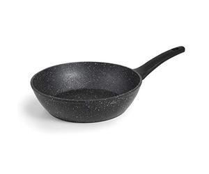 Lacor - 26834 - Honda Poêle Antiadhésive, Aluminium forgé, Adapté à tous les types de cuisines, y compris l’induction, Induction complète, 24cm, écologique, sans PFOA, Noir
