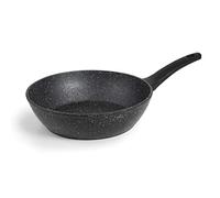 Lacor 26838 - Honda Poêle Antiadhésive, Aluminium Forgé, Adapté à tous les types de Cuisines, Induction complète, 28cm, Écologique, Sans PFOA, Noir