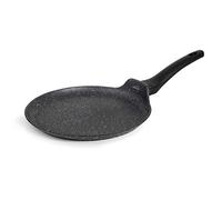 LACOR - 26844 ? Crepe pan Made of Forged Aluminium, Non-Stick, Suitable for All hob Types Including Induction, Full Induction, Ø24 cm, eco-Friendly and PFOA Black.