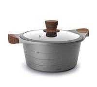 Lacor 27324 - Grande casserole, gratin de cuisine avec verre Couvercle