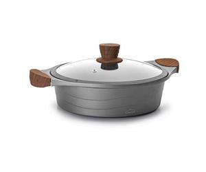 LACOR 27327 - Casserole Basse Aluminium, Couleur Gris