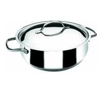 LACOR 32628 PLAT ROND AVEC COUVERCLE BASIC 28 CM G